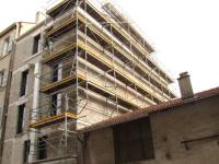 Echafaudage sans appuis sur toiture sur Aix en Provence