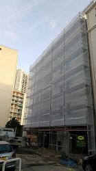 INSTALLATION D'UN ÉCHAFAUDAGE À MARSEILLE 13008 POUR UNE RÉNOVATION DE FAÇADE