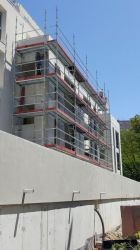 Installation d'un échafaudage à Marseille 13014 pour une rénovation de façade